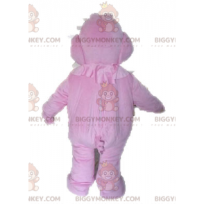 Costume da mascotte gigante sorridente maialino rosa