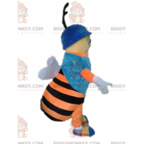 Fato de mascote Bee BIGGYMONKEY™. Traje de mascote de insetos