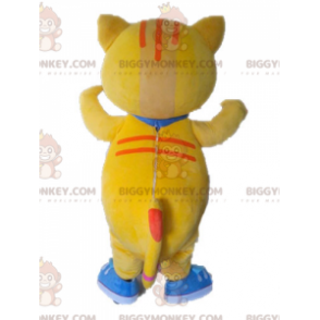 Simpatico e colorato costume mascotte Big Yellow and Orange Cat
