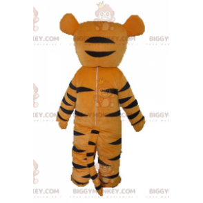 Costume de mascotte BIGGYMONKEY™ de tigre orange blanc et noir.