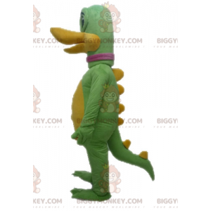 Στολή μασκότ για Giant Green and Yellow Dinosaur BIGGYMONKEY™ -