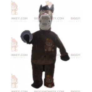Giant Brown and Tan Horse BIGGYMONKEY™ Mascot Costume -