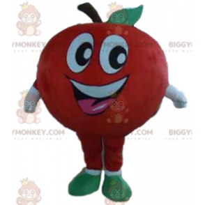 Leende jätterött äpple BIGGYMONKEY™ maskotdräkt - BiggyMonkey