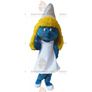 Kuuluisa sarjakuvatyttö Smurfette BIGGYMONKEY™ maskottiasu -