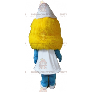 Costume de mascotte BIGGYMONKEY™ de la Schtroumpfette fille de