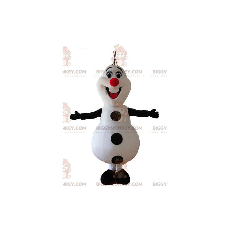 BIGGYMONKEY™ Olaf Snowman-mascottekostuum van Frozen -