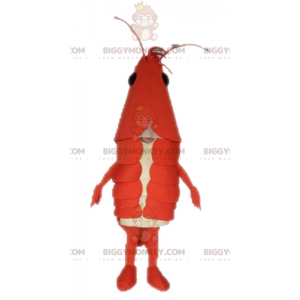 Traje de mascote de lagosta gigante BIGGYMONKEY™. Traje de