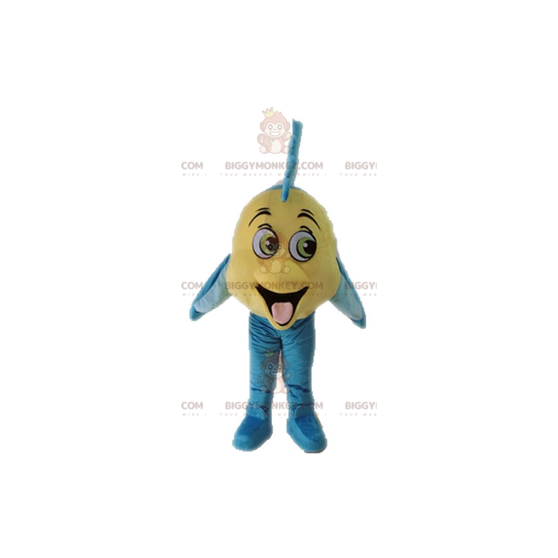 The Little Mermaid Famous Fish Flounder BIGGYMONKEY™ Mascot