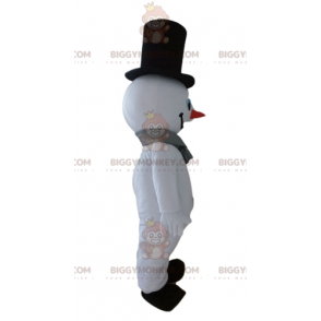 Costume de mascotte BIGGYMONKEY™ de bonhomme de neige géant.