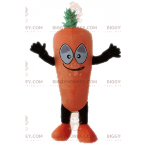 Kostým maskota Giant Carrot BIGGYMONKEY™. Zeleninový kostým