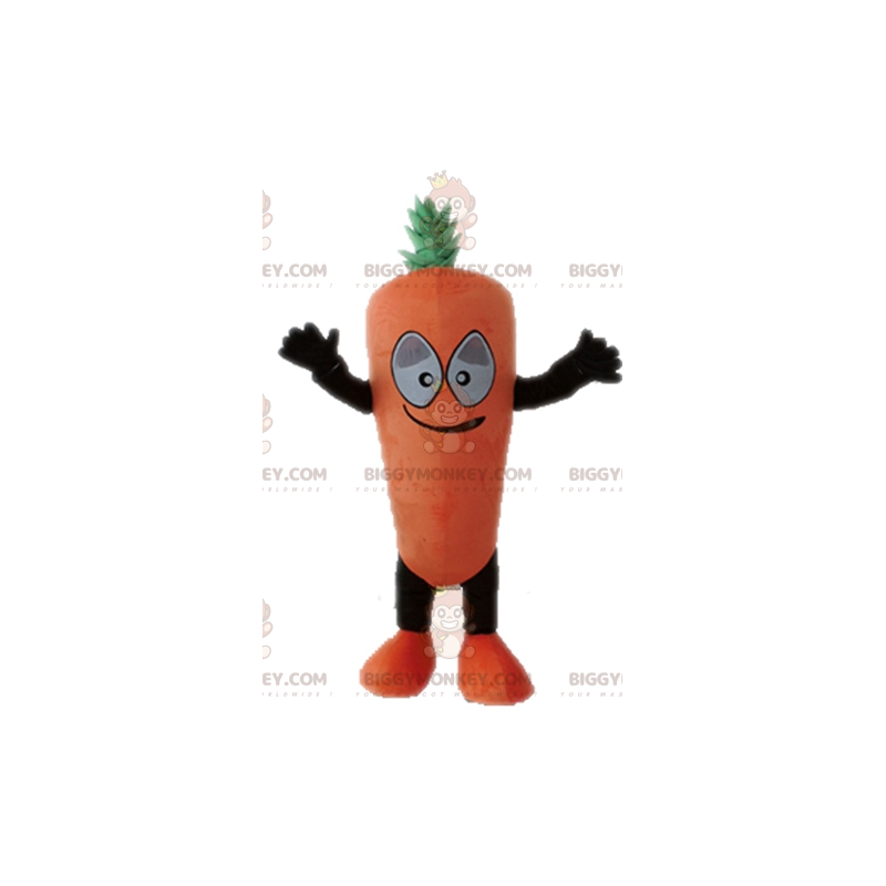 Giant Carrot BIGGYMONKEY™ Mascot Costume. Vegetable