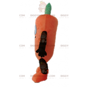 Giant Carrot BIGGYMONKEY™ Mascot Costume. Vegetable