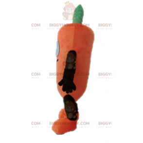 Giant Carrot BIGGYMONKEY™ maskottiasu. Kasvis BIGGYMONKEY™