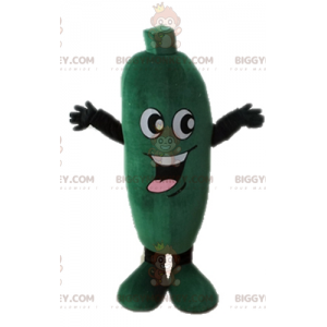 Traje da mascote do pepino BIGGYMONKEY™. Fantasia de mascote de