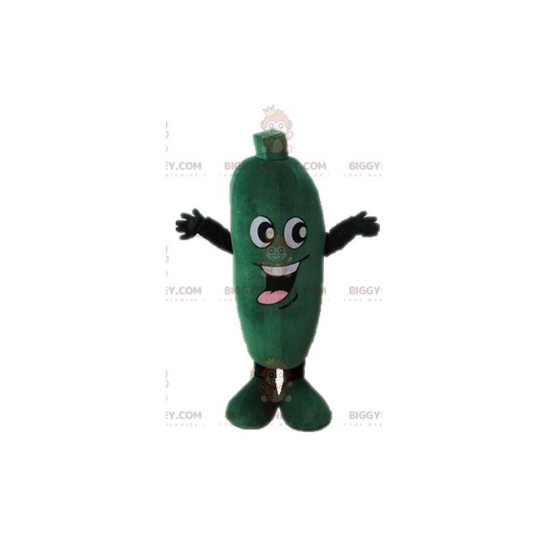 Cucumber BIGGYMONKEY™ Mascot Costume. Giant Zucchini