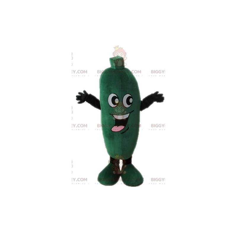 Gurke BIGGYMONKEY™ Maskottchen-Kostüm. Riesen Zucchini