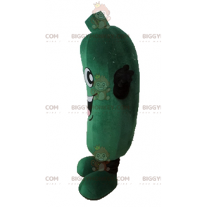 Cucumber BIGGYMONKEY™ Mascot Costume. Giant Zucchini