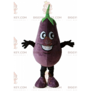 Kæmpe aubergine BIGGYMONKEY™ maskotkostume. Vegetabilsk