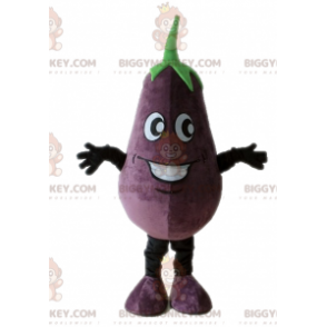 Giant Eggplant BIGGYMONKEY™ Mascot Costume. Vegetable
