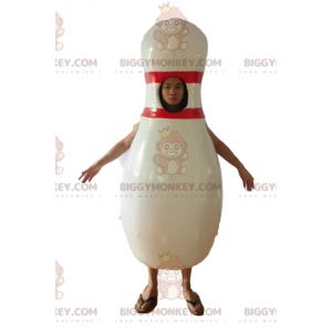 Costume della mascotte del birillo da bowling gigante