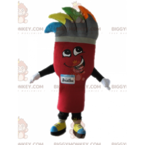 Costume mascotte BIGGYMONKEY™ Spazzola gigante. Costume da