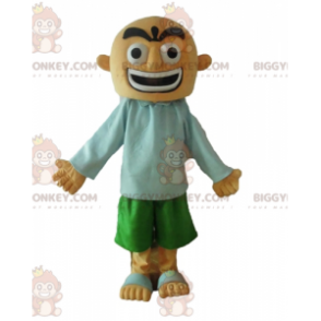 Costume da mascotte uomo calvo feroce BIGGYMONKEY™ -