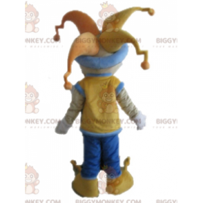 Fantasia de mascote King Jester BIGGYMONKEY™ com roupa colorida