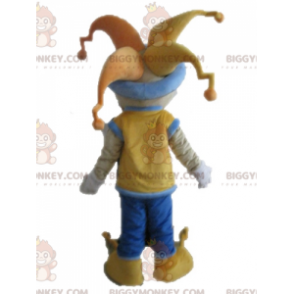 King Jester BIGGYMONKEY™ Mascot Costume in Colorful Outfit –