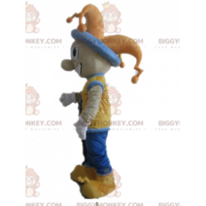 Fantasia de mascote King Jester BIGGYMONKEY™ com roupa colorida