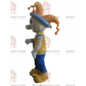 King Jester BIGGYMONKEY™ maskotdräkt i färgglad outfit -