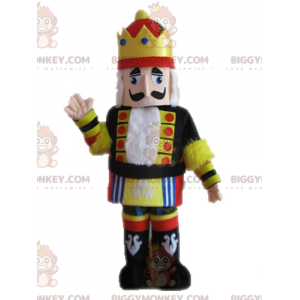 Costume da mascotte King BIGGYMONKEY™ in abito giallo nero e