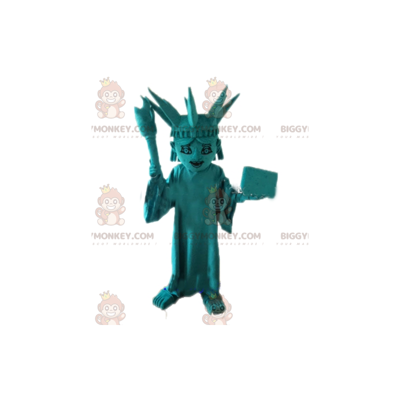 Statue of Liberty BIGGYMONKEY™ mascot costume. American