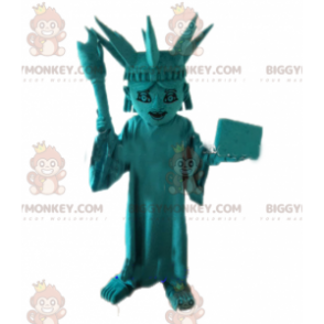 Στολή μασκότ του Άγαλμα της Ελευθερίας BIGGYMONKEY™.