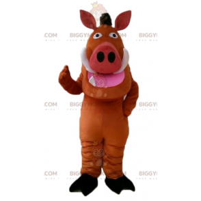 BIGGYMONKEY™ costume mascotte del famoso facocero Pumba ne Il