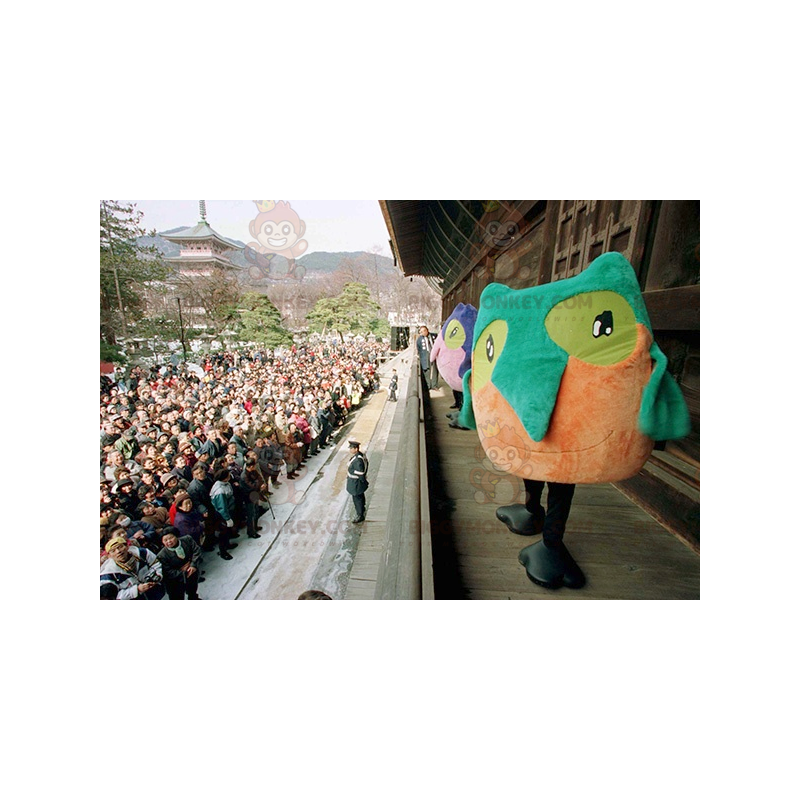 2 kolorowa maskotka ptaka sowa BIGGYMONKEY™ - Biggymonkey.com
