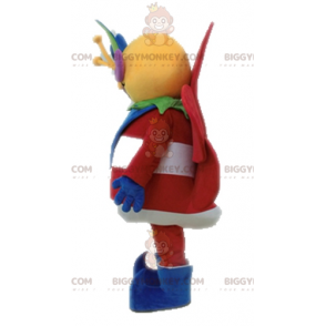 Costume de mascotte BIGGYMONKEY™ de papillon coloré et original