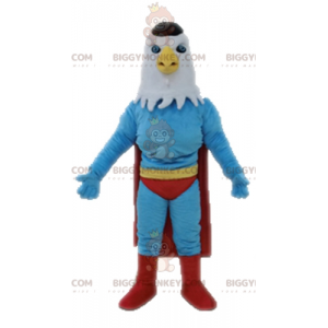 Eagle BIGGYMONKEY™ Mascot Costume Dressed As Superhero –