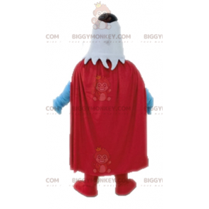 Costume de mascotte BIGGYMONKEY™ d'aigle habillé en super-héros
