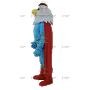 Eagle BIGGYMONKEY™ Maskottchenkostüm als Superheld verkleidet -