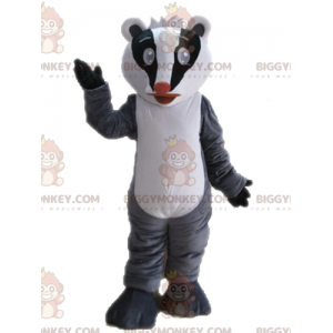 Tricolor Polecat BIGGYMONKEY™ maskotkostume. Vaskebjørn