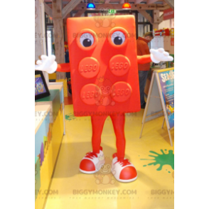 Costume da mascotte gigante arancione Lego BIGGYMONKEY™ -