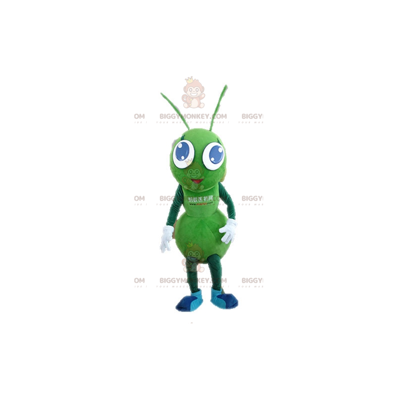 Giant Green Ant BIGGYMONKEY™ Mascot Costume. Green Insect