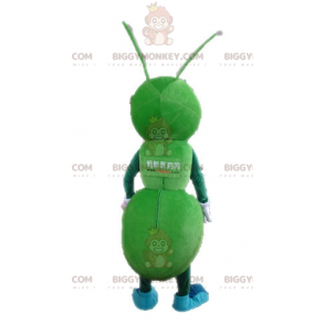 Traje de mascote gigante verde formiga BIGGYMONKEY™. Traje de