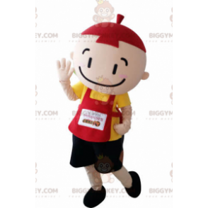 Little Boy Toddler BIGGYMONKEY™ Mascot Costume with Apron and