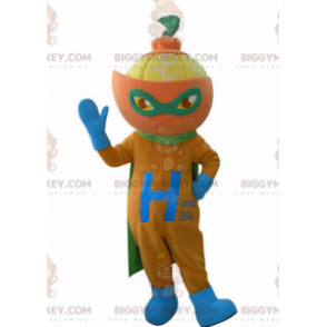 Costume de mascotte BIGGYMONKEY™ d'orange habillée en