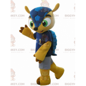 Costume de mascotte BIGGYMONKEY™ de Fuleco tatou de la coupe du