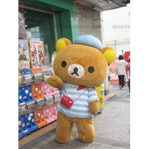 BIGGYMONKEY™ mascottekostuum van kleine bruine teddybeer