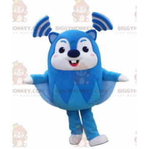 Costume de mascotte BIGGYMONKEY™ d'écureuil volant bleu et