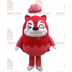 Costume de mascotte BIGGYMONKEY™ d'écureuil volant rouge et