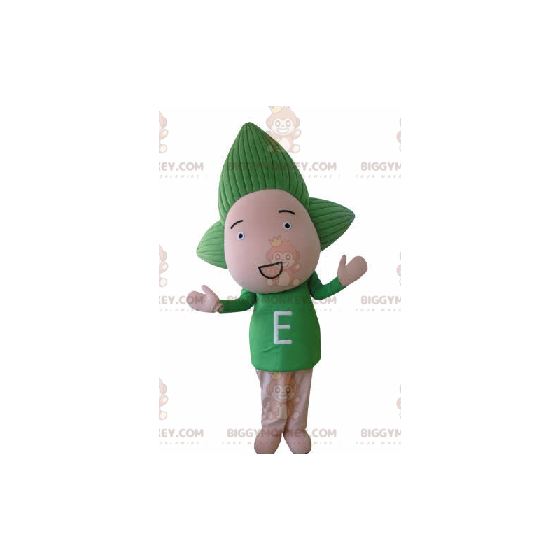 Baby Doll BIGGYMONKEY™ Mascot Costume with Green Hair -